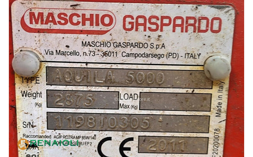 Maschio ERPICE ROTANTE AQUILA 5000 MASCHIO (DS4121) Used - 5