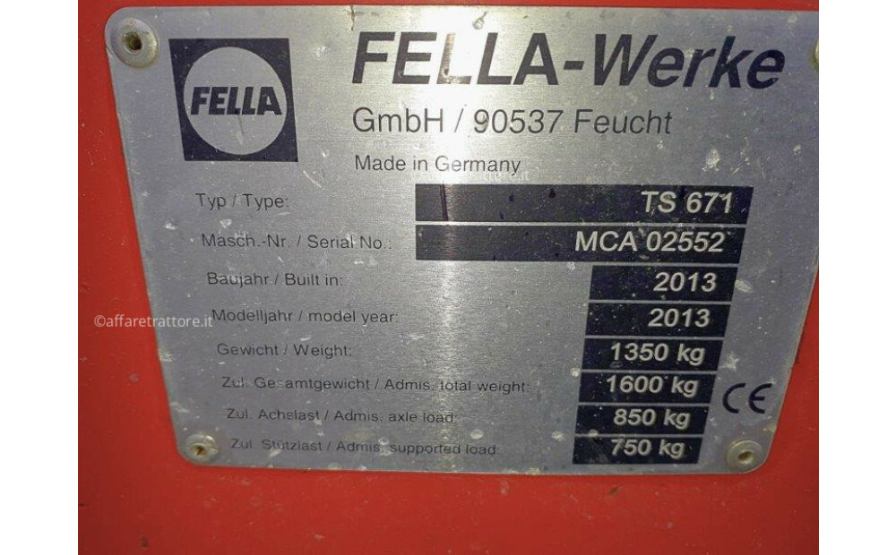 Fella TS670 Used - 4