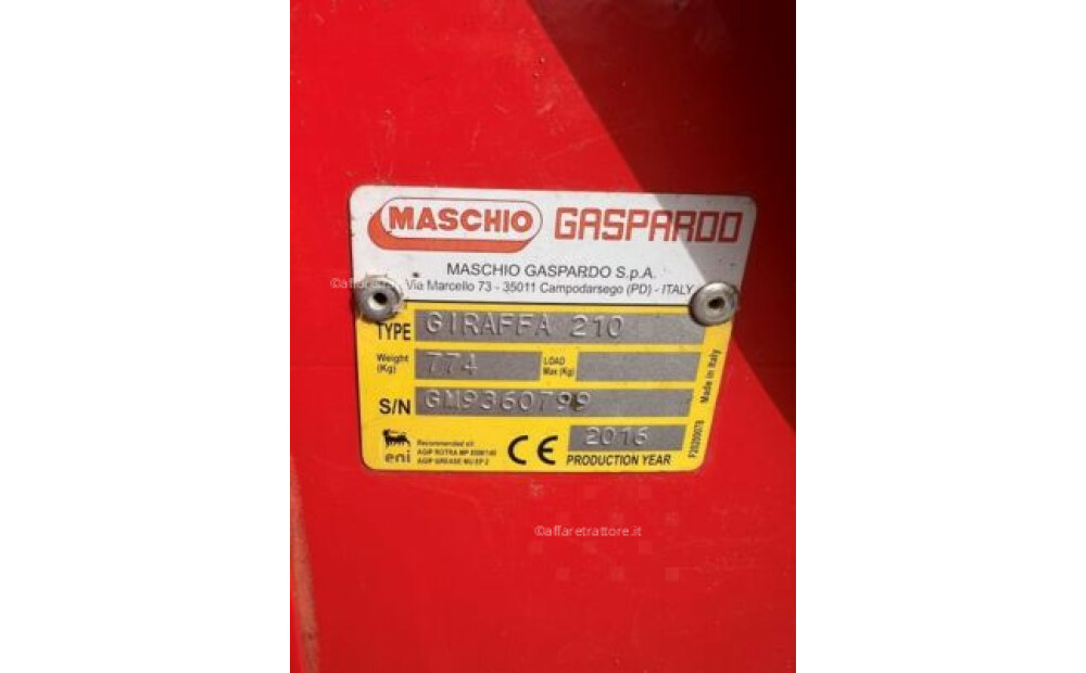 Maschio GIRAFFA 210 Used - 5
