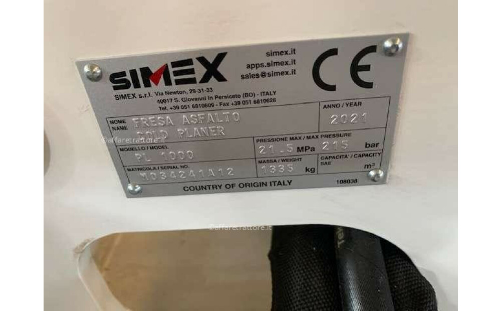 SIMEX PL1000 ASPHALT MILLING MACHINE NEW - 3