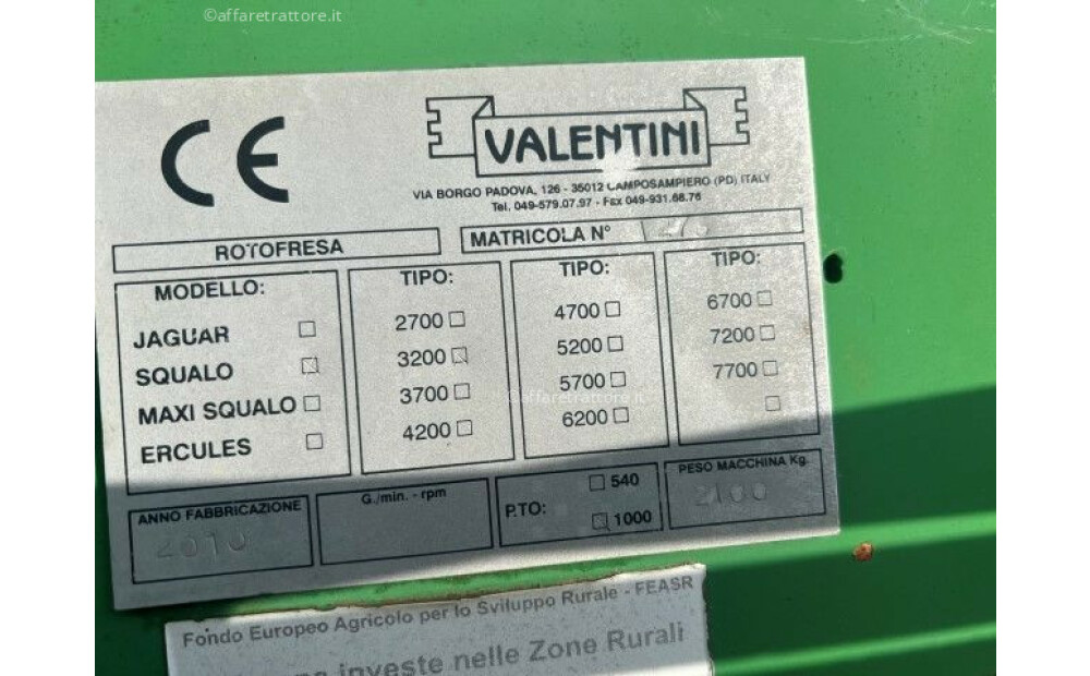 Valentini SQUALO 3200 Used - 5