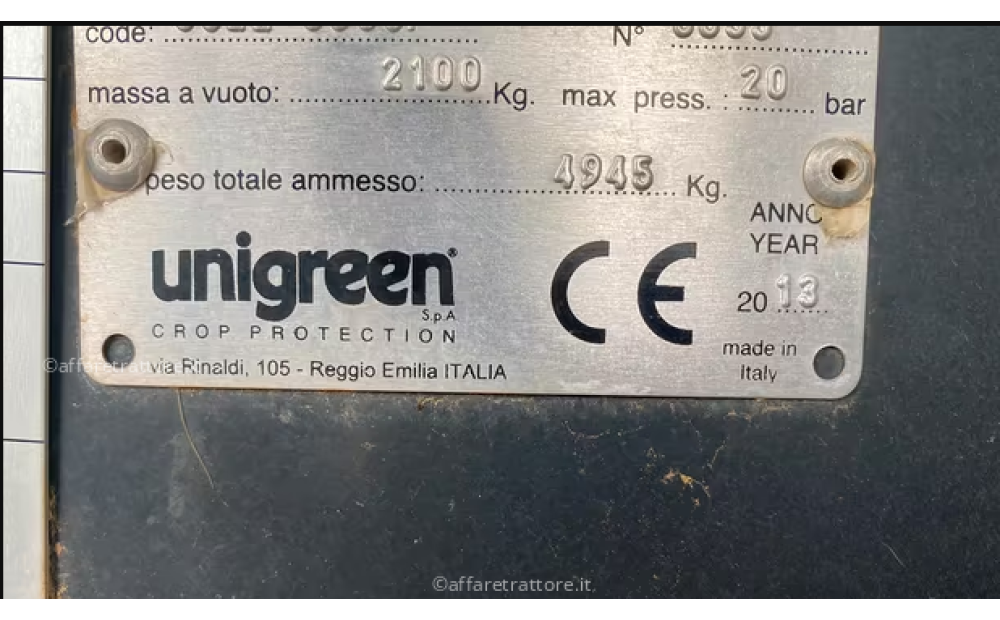 Unigreen Gruppo diserbo Used - 2