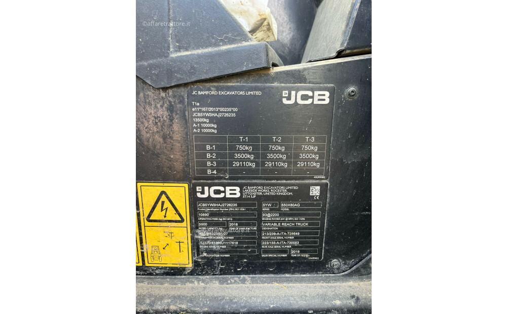 JCB 550-80 AGRI PLUS Usato - 9